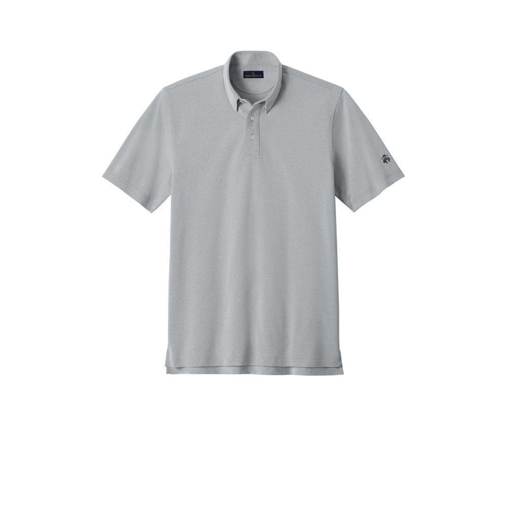 Brooks Brothers® Pinpoint Pique Dress Polo - Grey End on End