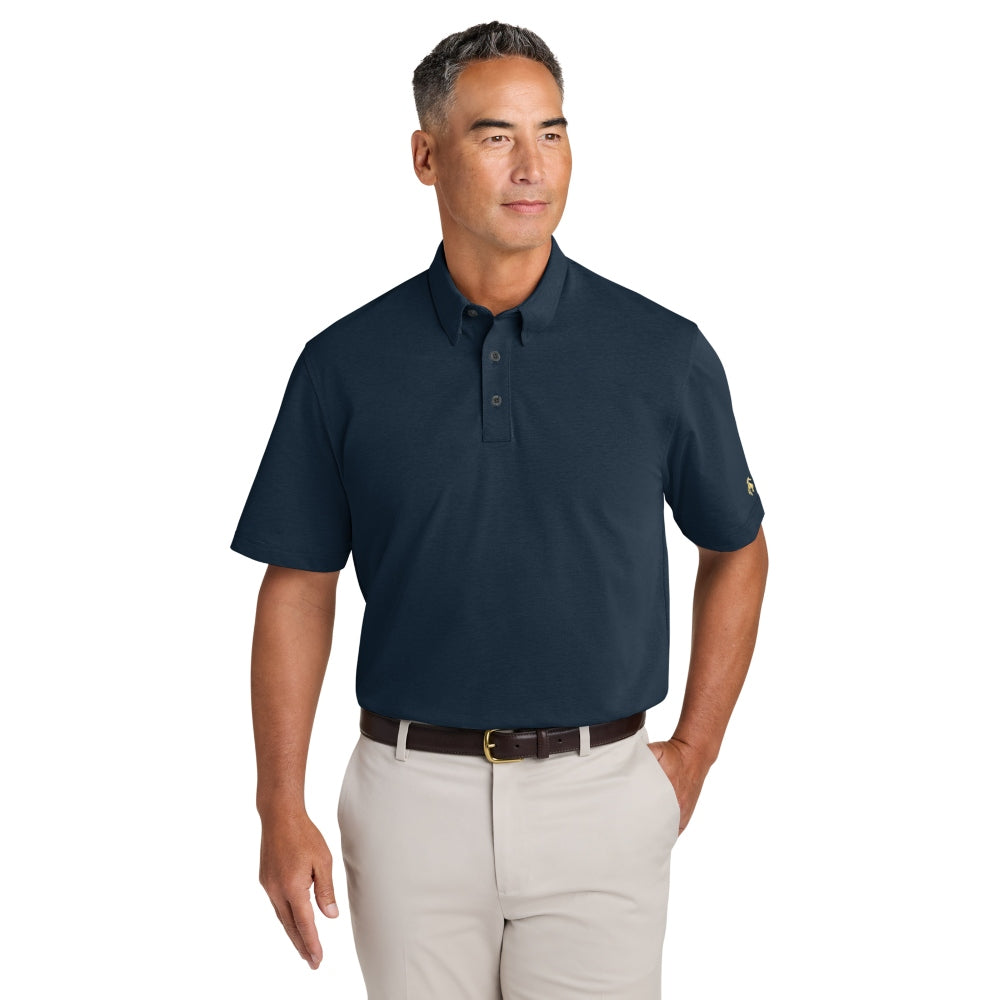Brooks Brothers® Pinpoint Pique Dress Polo - Navy Blazer