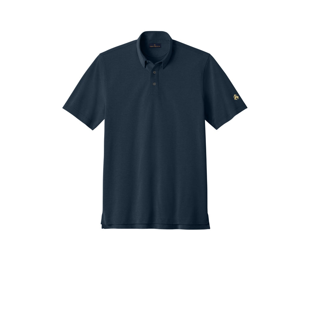 Brooks Brothers® Pinpoint Pique Dress Polo - Navy Blazer