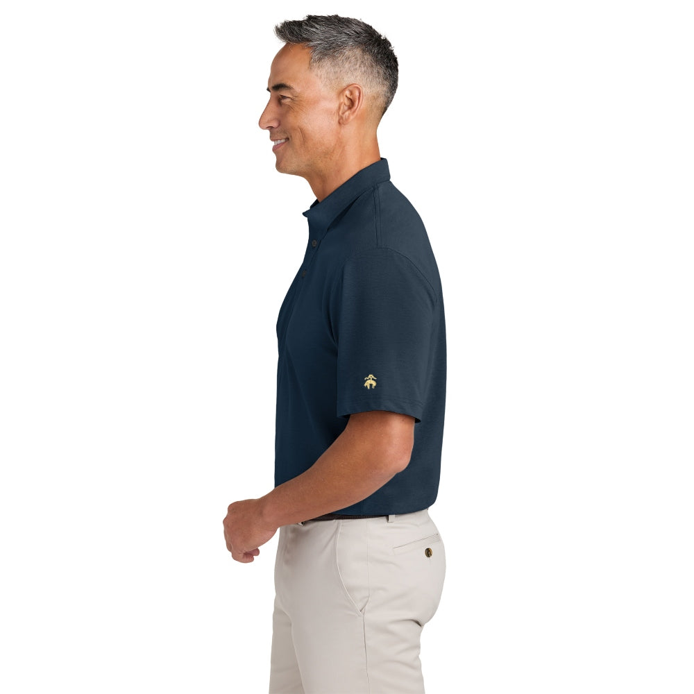 Brooks Brothers® Pinpoint Pique Dress Polo - Navy Blazer