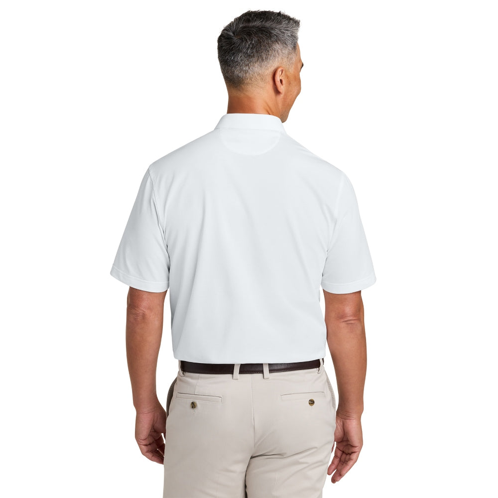 Brooks Brothers® Pinpoint Pique Dress Polo - White