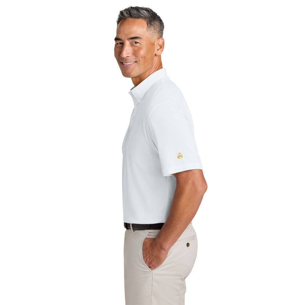 Brooks Brothers® Pinpoint Pique Dress Polo - White