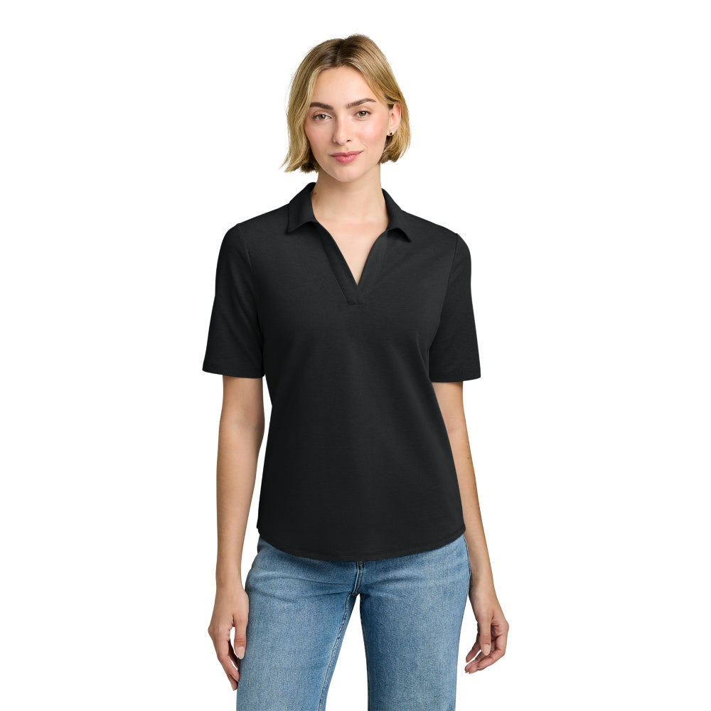 Brooks Brothers® Women’s Pinpoint Pique Polo - Deep Black
