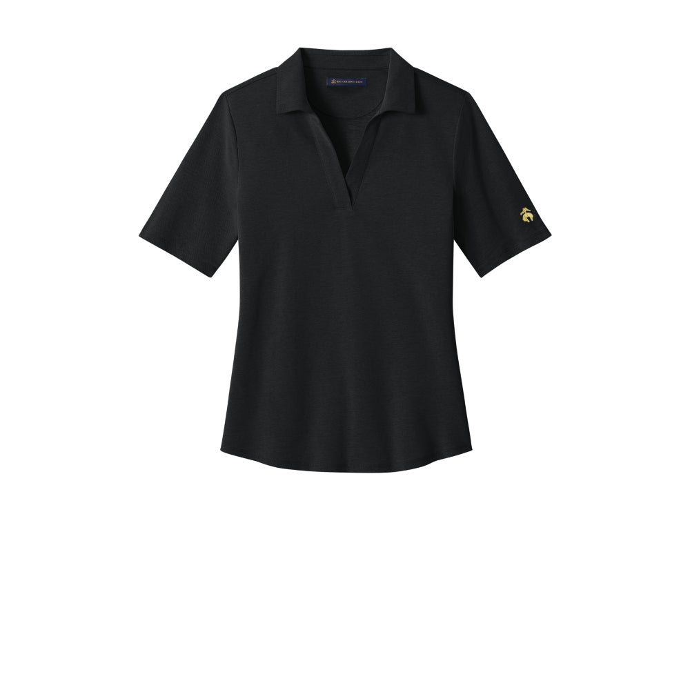 Brooks Brothers® Women’s Pinpoint Pique Polo - Deep Black