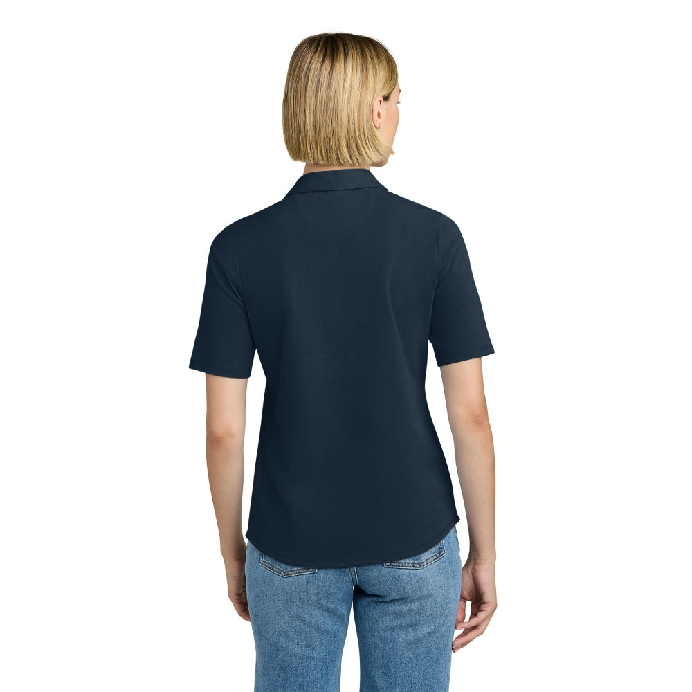 Brooks Brothers® Women’s Pinpoint Pique Polo - Navy Blazer