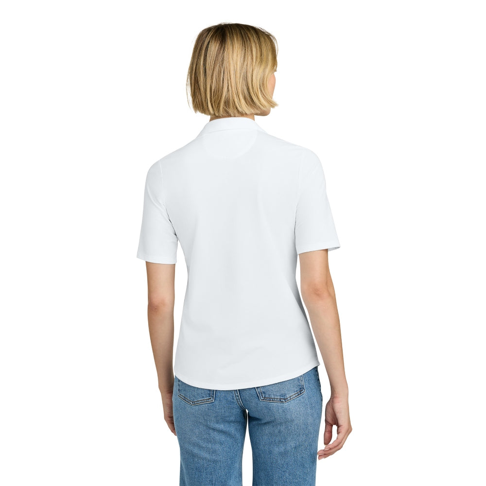 Brooks Brothers® Women’s Pinpoint Pique Polo - White