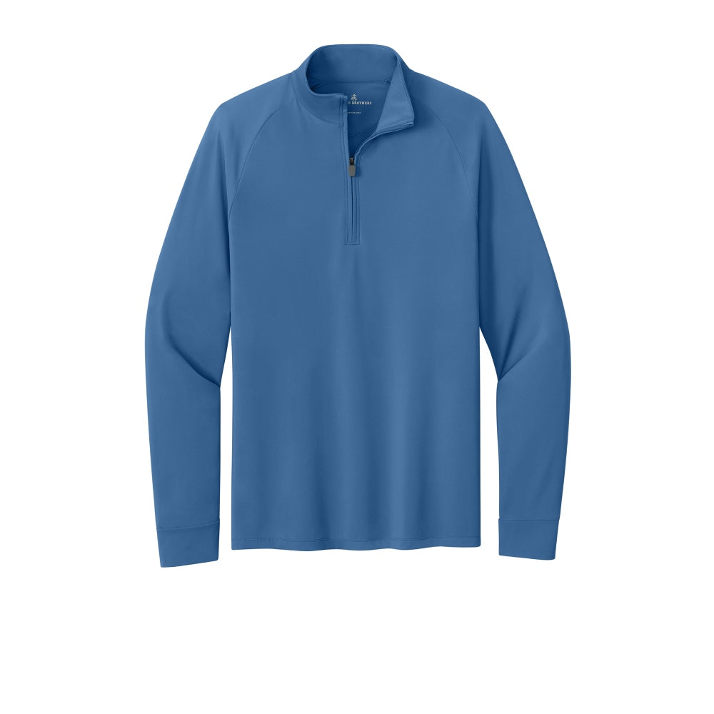 Brooks Brothers® Luxe Performance 1/4-Zip - Charter Blue