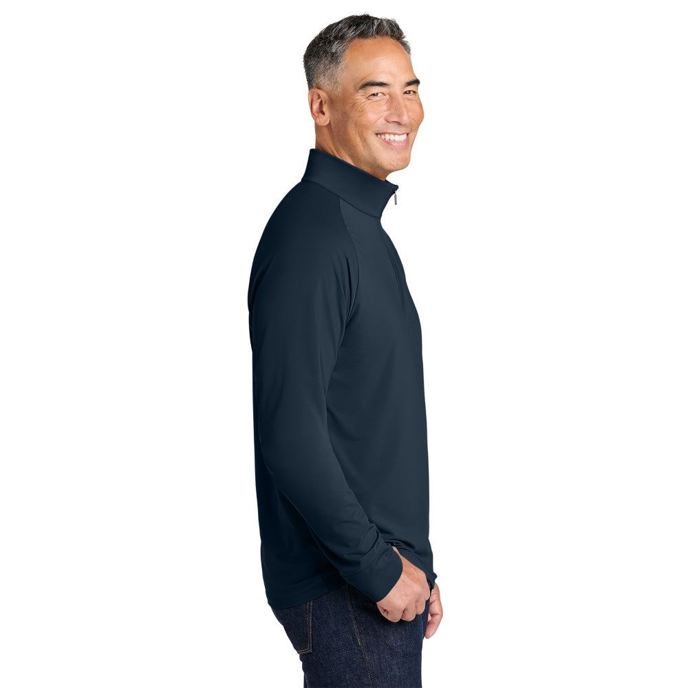 Brooks Brothers® Luxe Performance 1/4-Zip - Navy Blazer