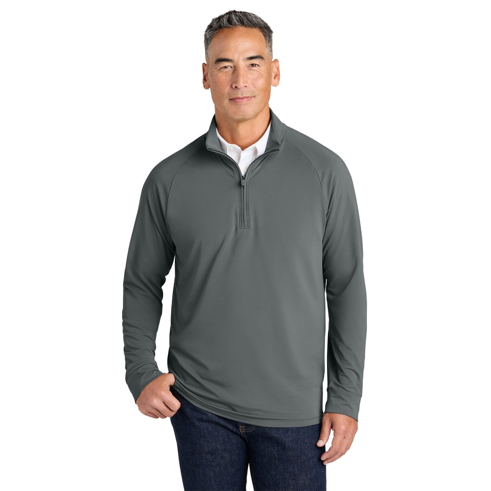 Brooks Brothers® Luxe Performance 1/4-Zip - Shadow Grey