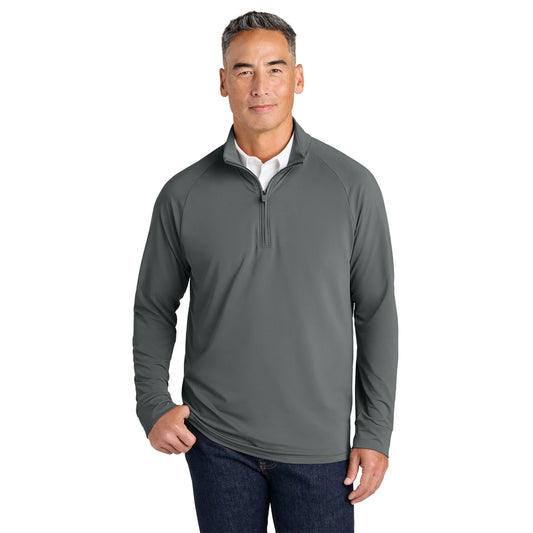 Brooks Brothers® Luxe Performance 1/4-Zip - Shadow Grey