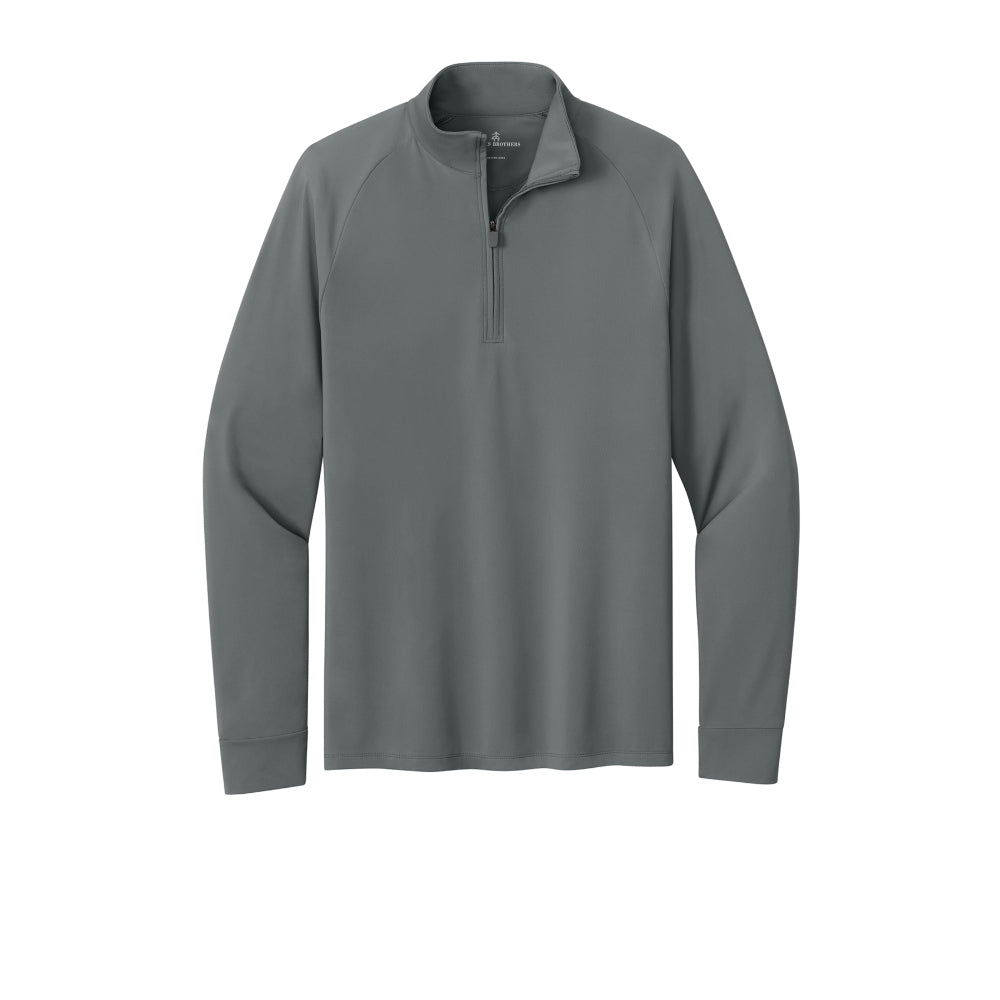 Brooks Brothers® Luxe Performance 1/4-Zip - Shadow Grey