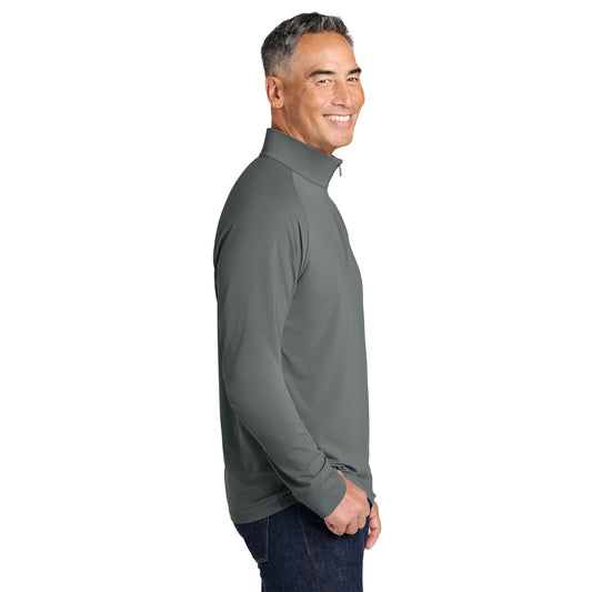 Brooks Brothers® Luxe Performance 1/4-Zip - Shadow Grey