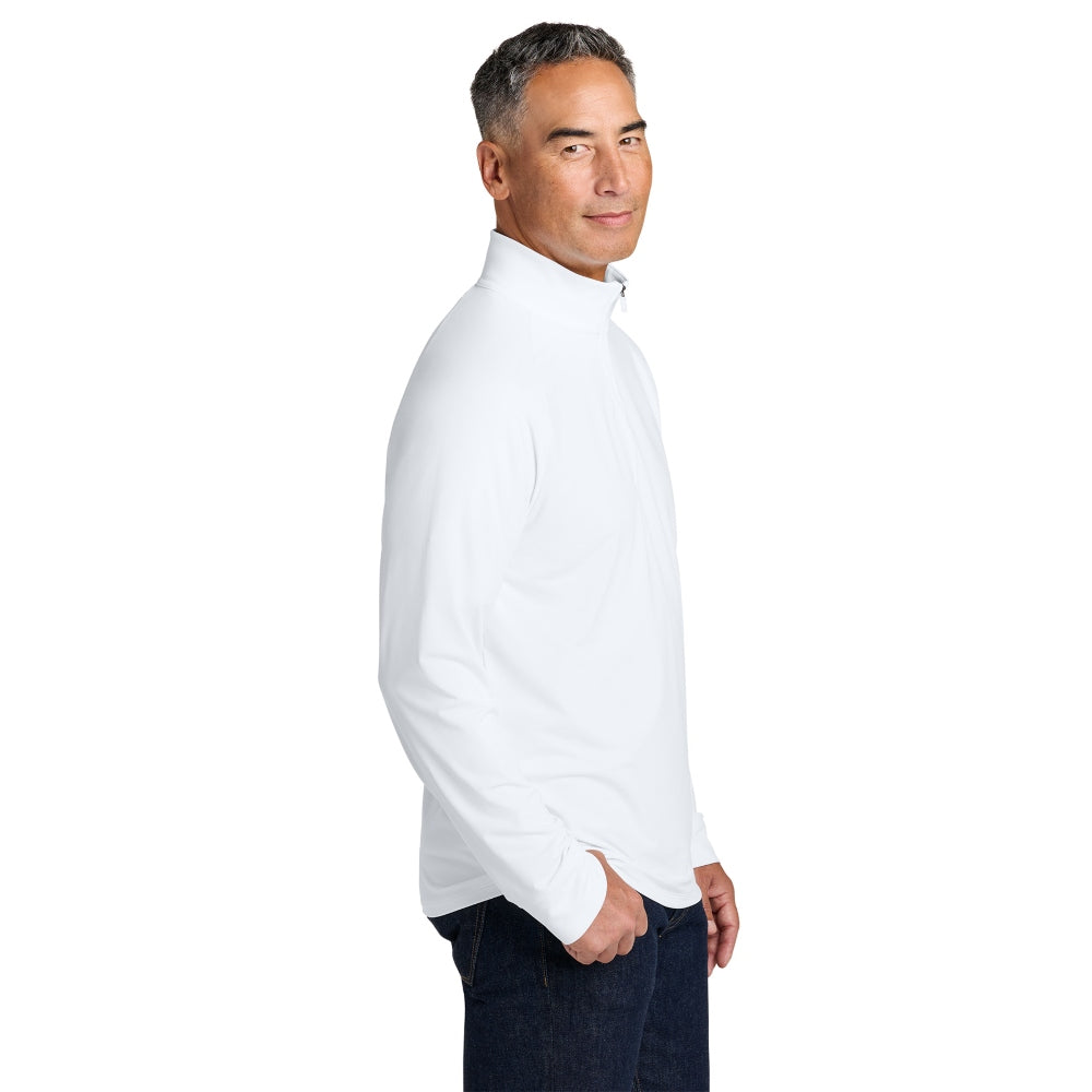 Brooks Brothers® Luxe Performance 1/4-Zip - White