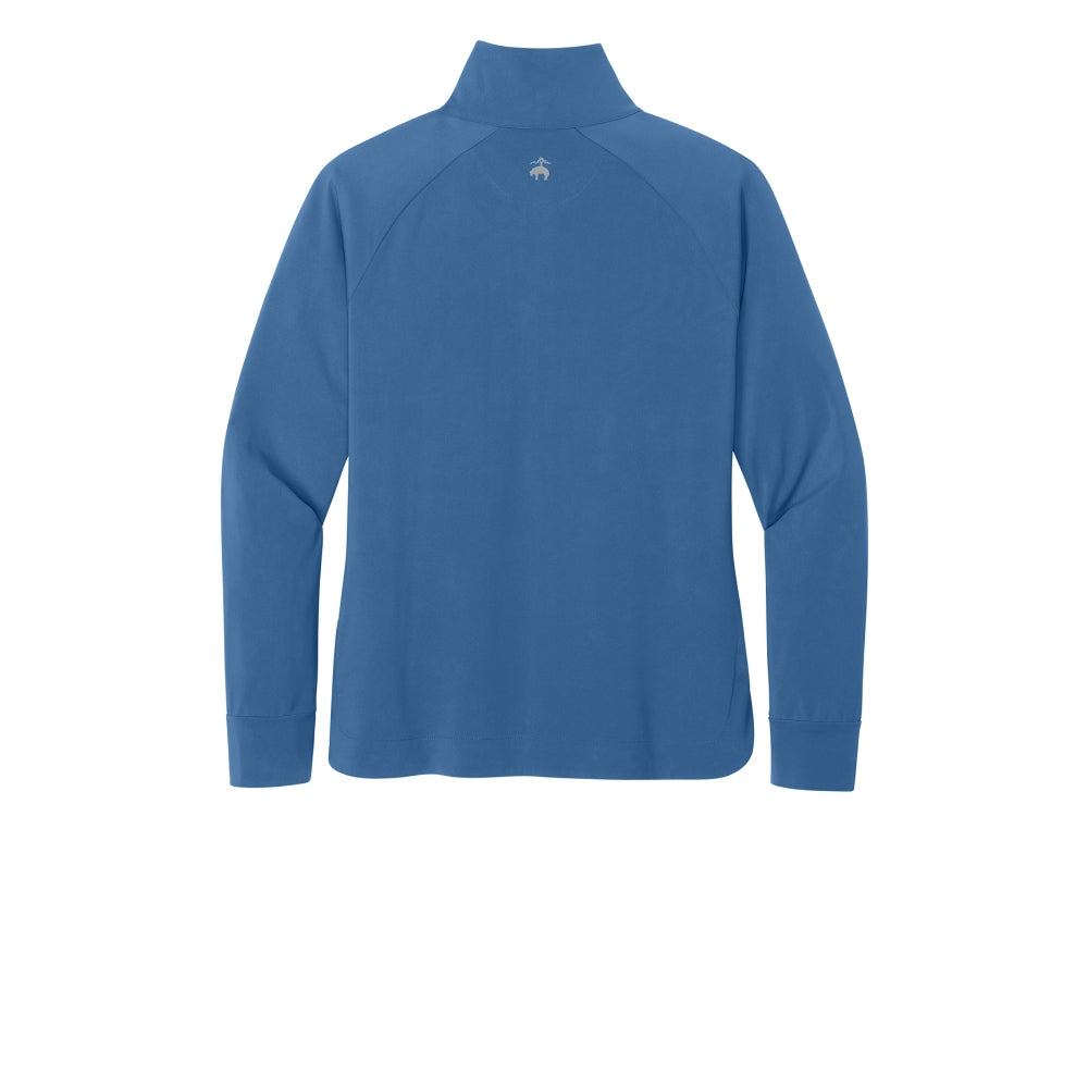 Brooks Brothers® Women’s Luxe Performance 1/4-Zip - Charter Blue
