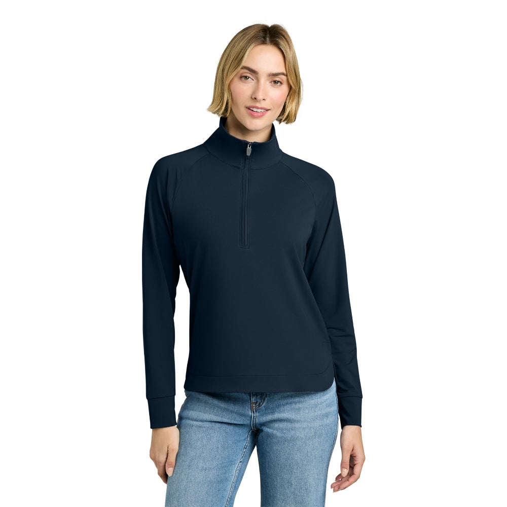 Brooks Brothers® Women’s Luxe Performance 1/4-Zip - Navy Blazer