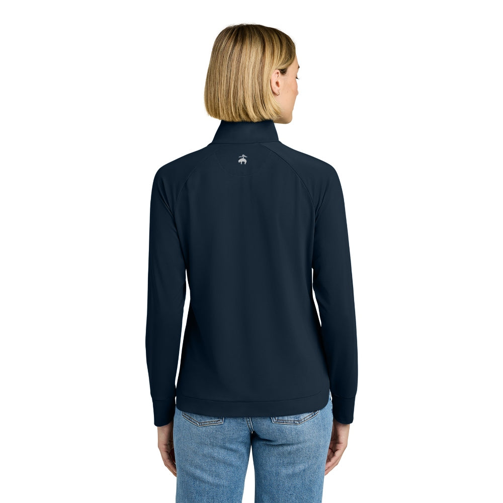 Brooks Brothers® Women’s Luxe Performance 1/4-Zip - Navy Blazer