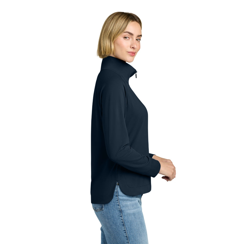 Brooks Brothers® Women’s Luxe Performance 1/4-Zip - Navy Blazer