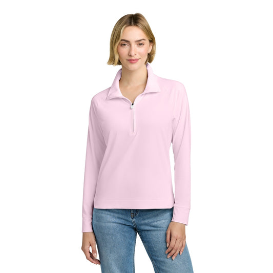 Brooks Brothers® Women’s Luxe Performance 1/4-Zip - Pearl Pink