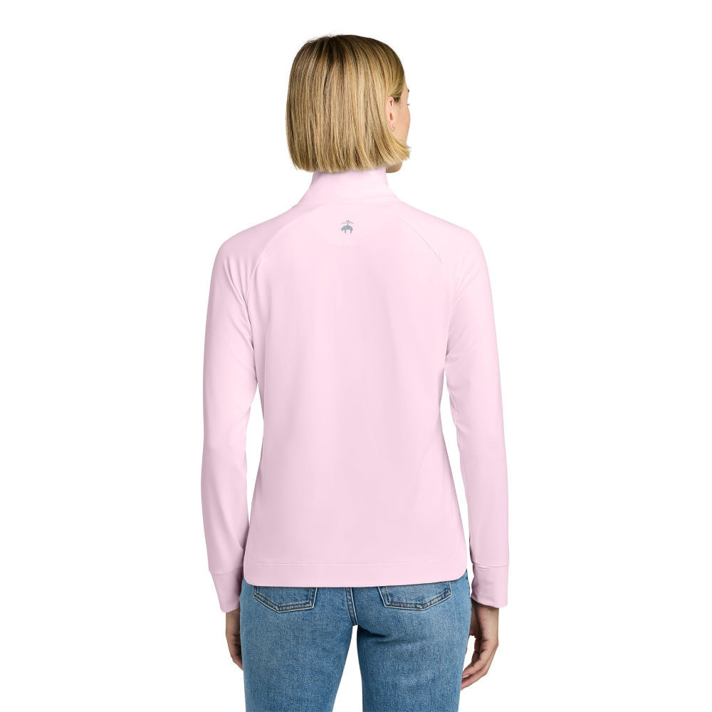 Brooks Brothers® Women’s Luxe Performance 1/4-Zip - Pearl Pink