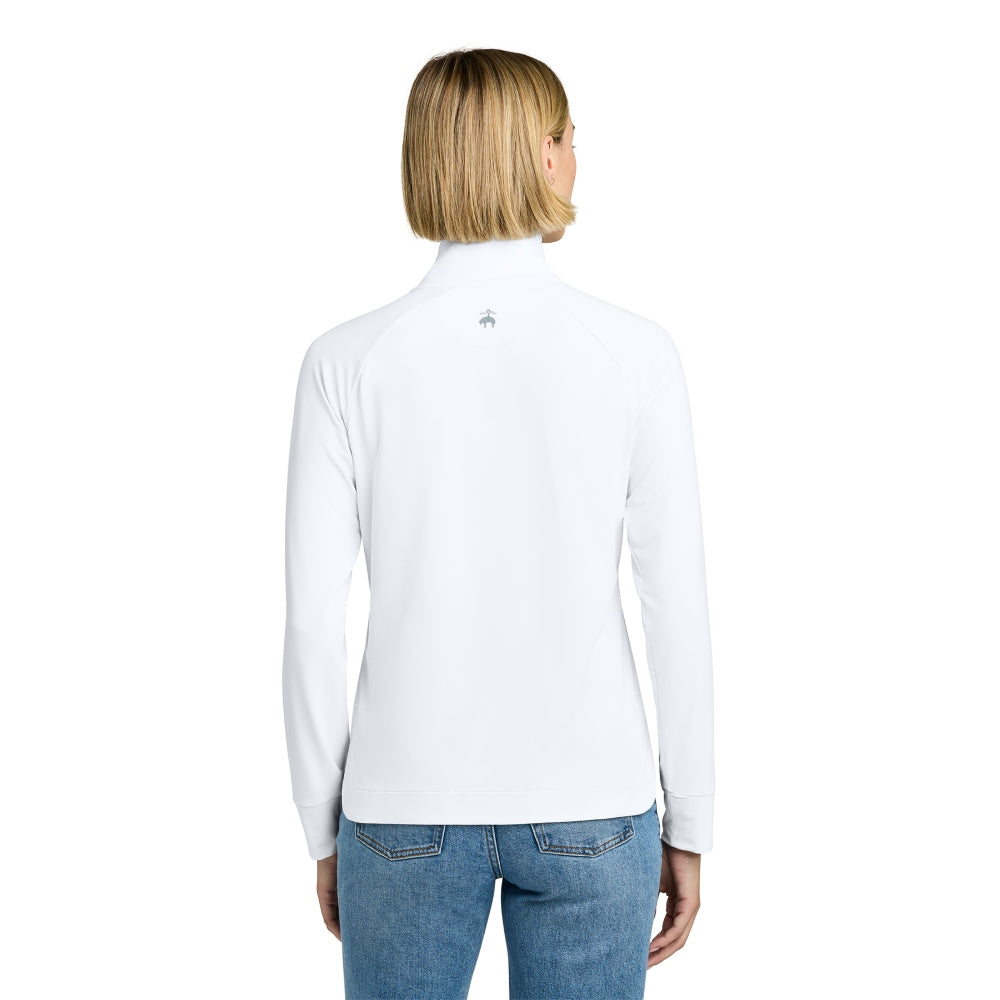 Brooks Brothers® Women’s Luxe Performance 1/4-Zip - White