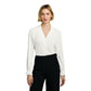 Brooks Brothers® Women’s Long Sleeve Ruffle Collar Blouse - Off White