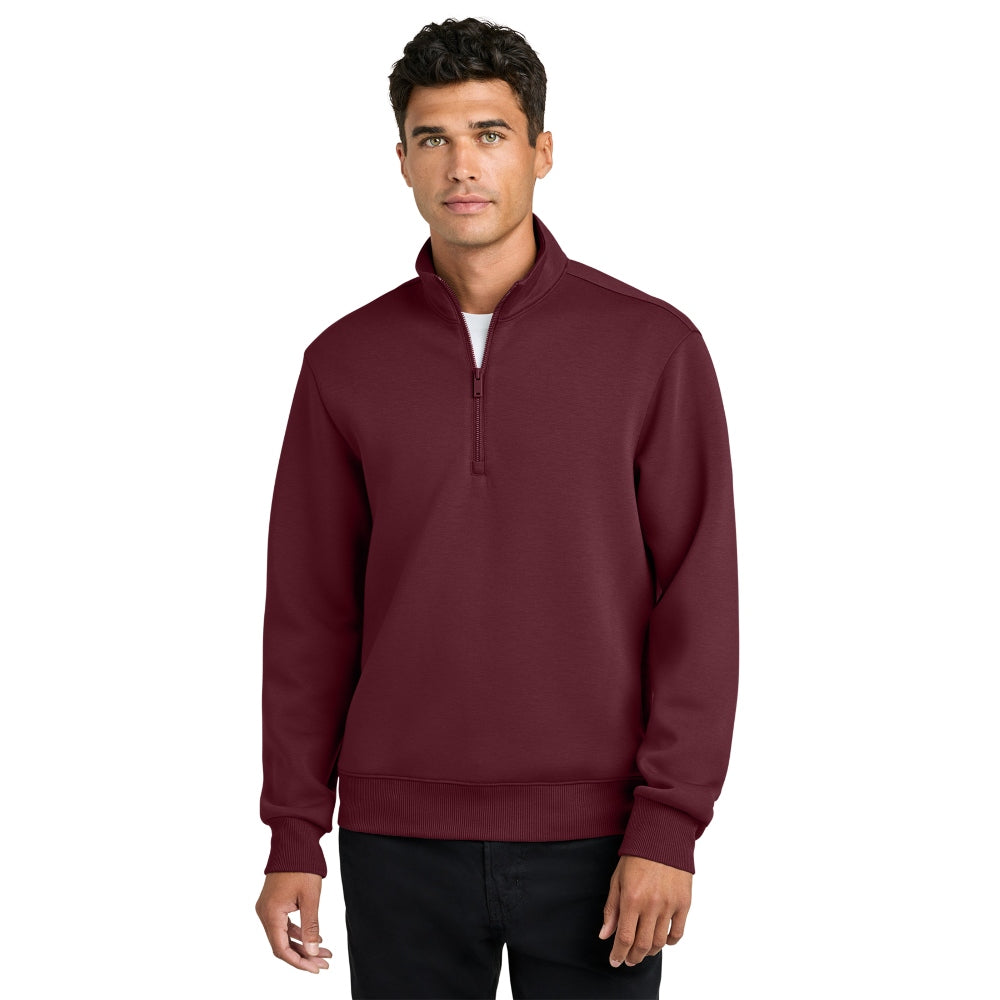 Mercer+Mettle® Soft Spacer 1/4-Zip - Burgundy
