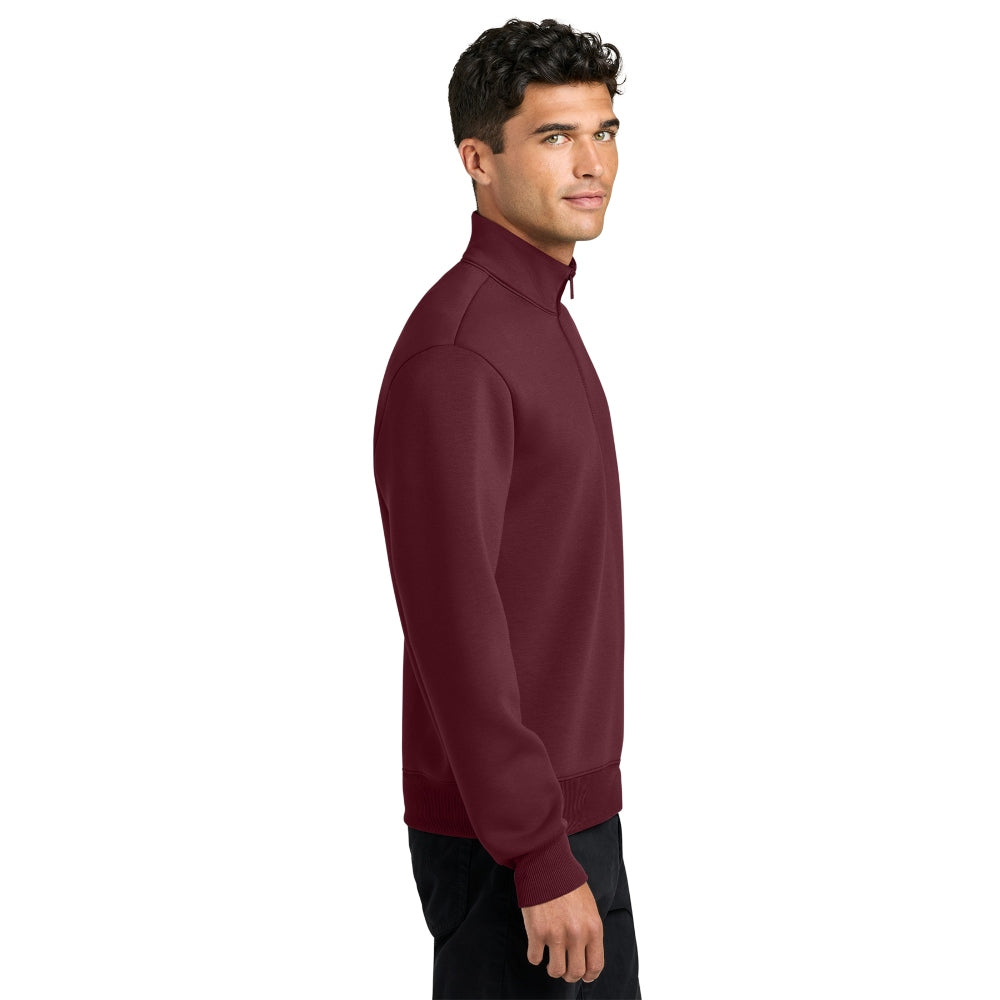 Mercer+Mettle® Soft Spacer 1/4-Zip - Burgundy
