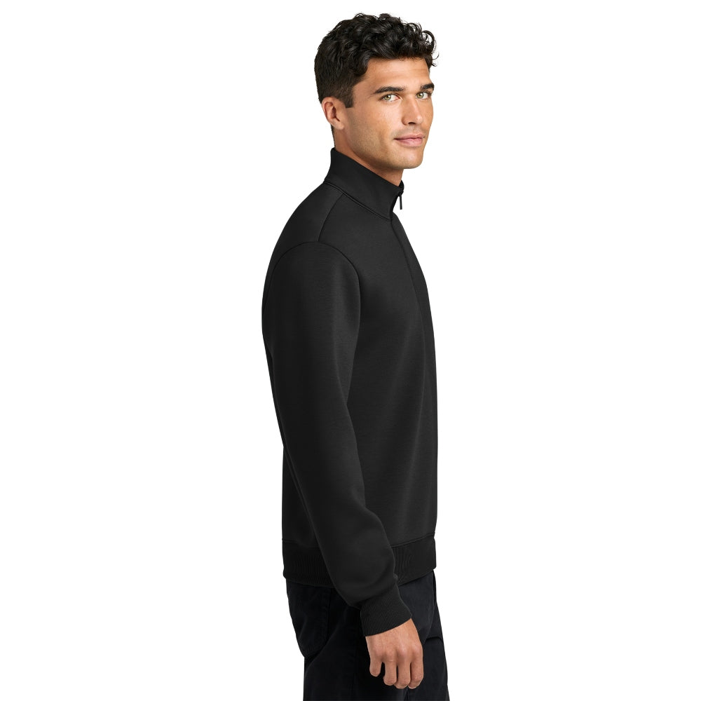 Mercer+Mettle® Soft Spacer 1/4-Zip - Deep Black