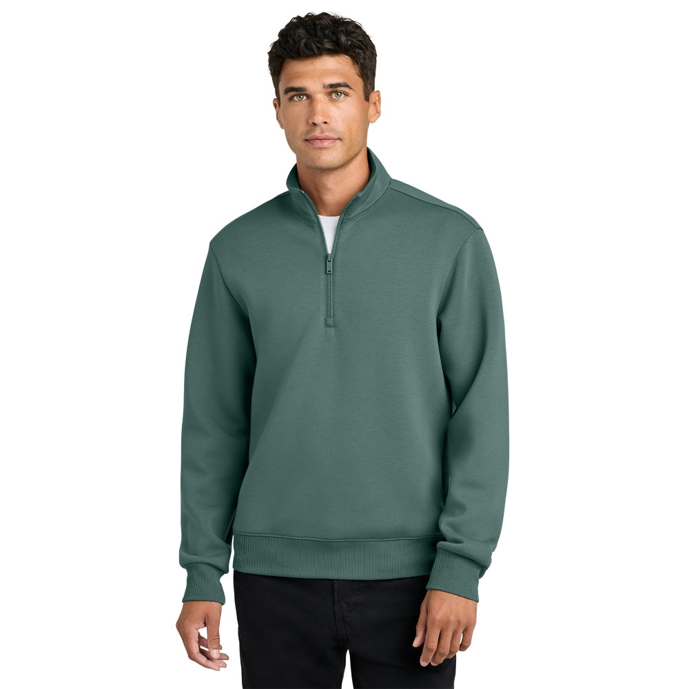 Mercer+Mettle® Soft Spacer 1/4-Zip - Silver Pine
