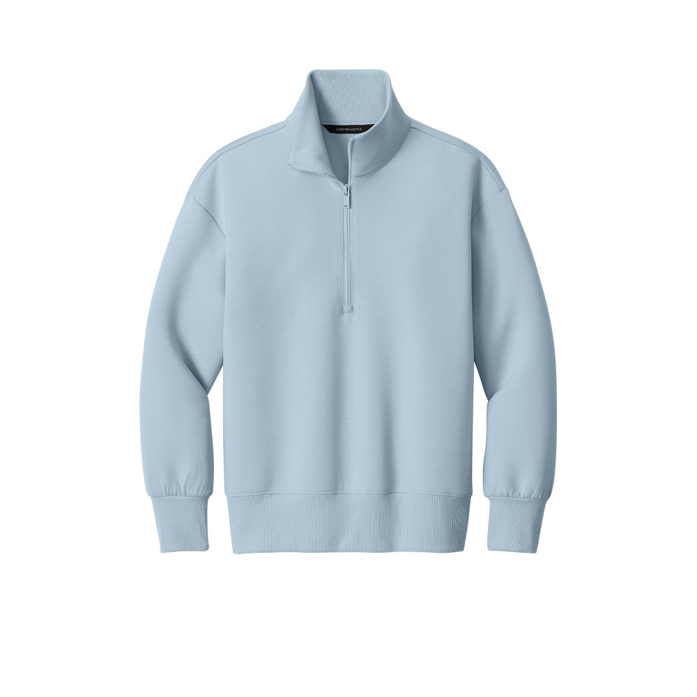 Mercer+Mettle® Women’s Soft Spacer 1/4-Zip - Celestial Blue