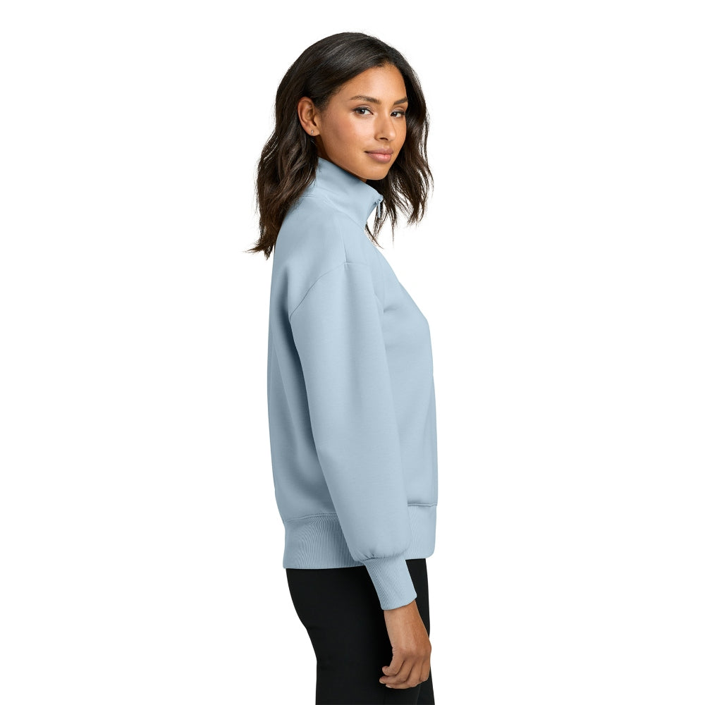 Mercer+Mettle® Women’s Soft Spacer 1/4-Zip - Celestial Blue
