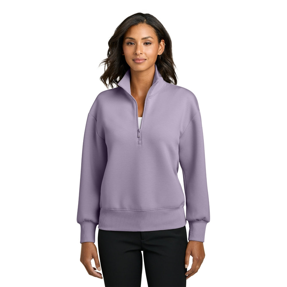 Mercer+Mettle® Women’s Soft Spacer 1/4-Zip - Purple Ash