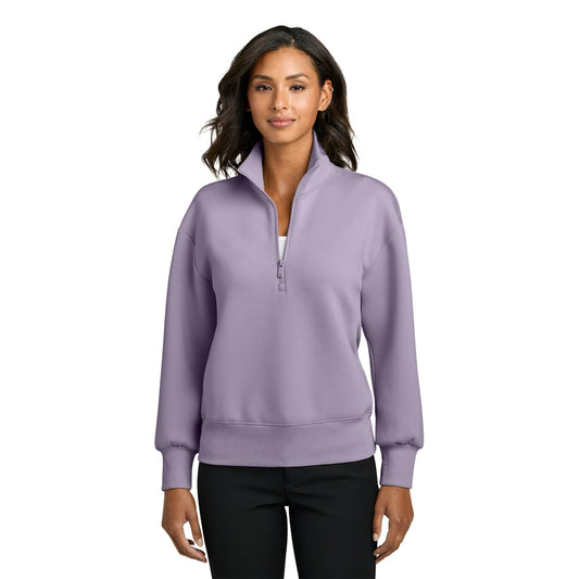 Mercer+Mettle® Women’s Soft Spacer 1/4-Zip - Purple Ash