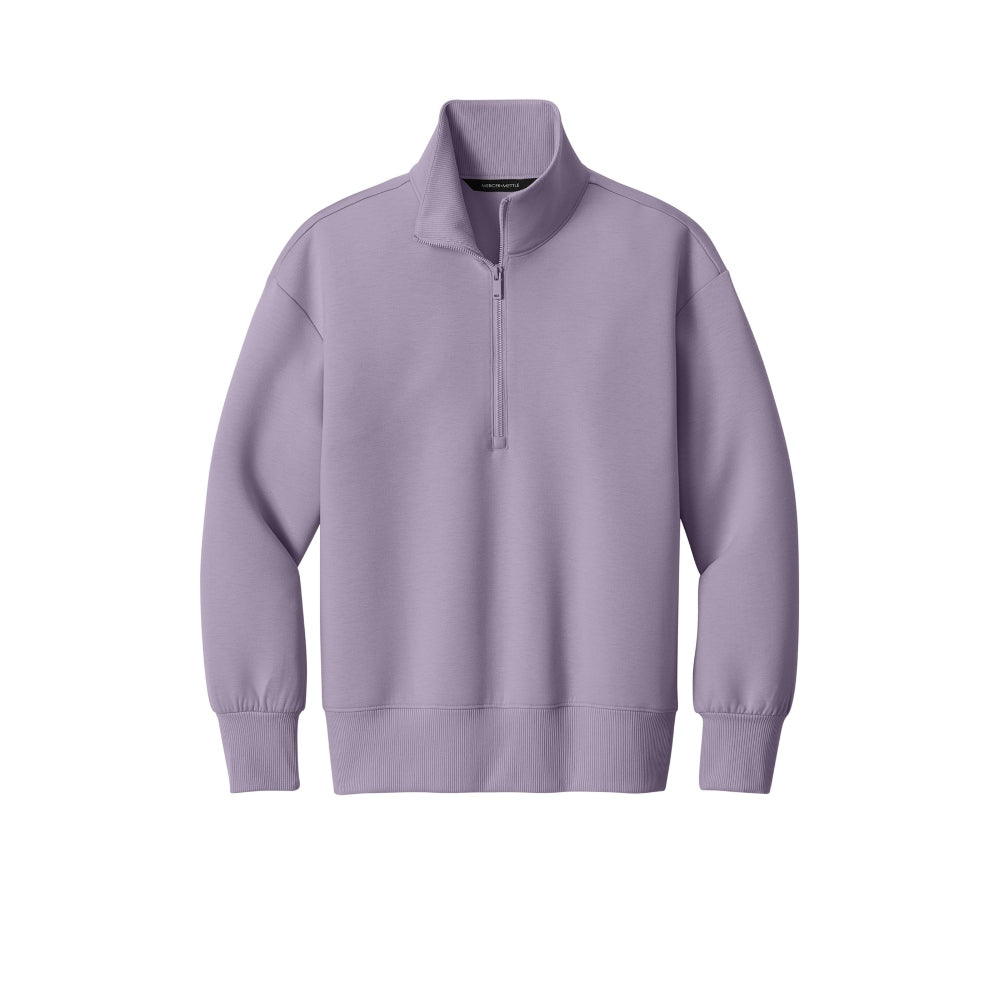 Mercer+Mettle® Women’s Soft Spacer 1/4-Zip - Purple Ash