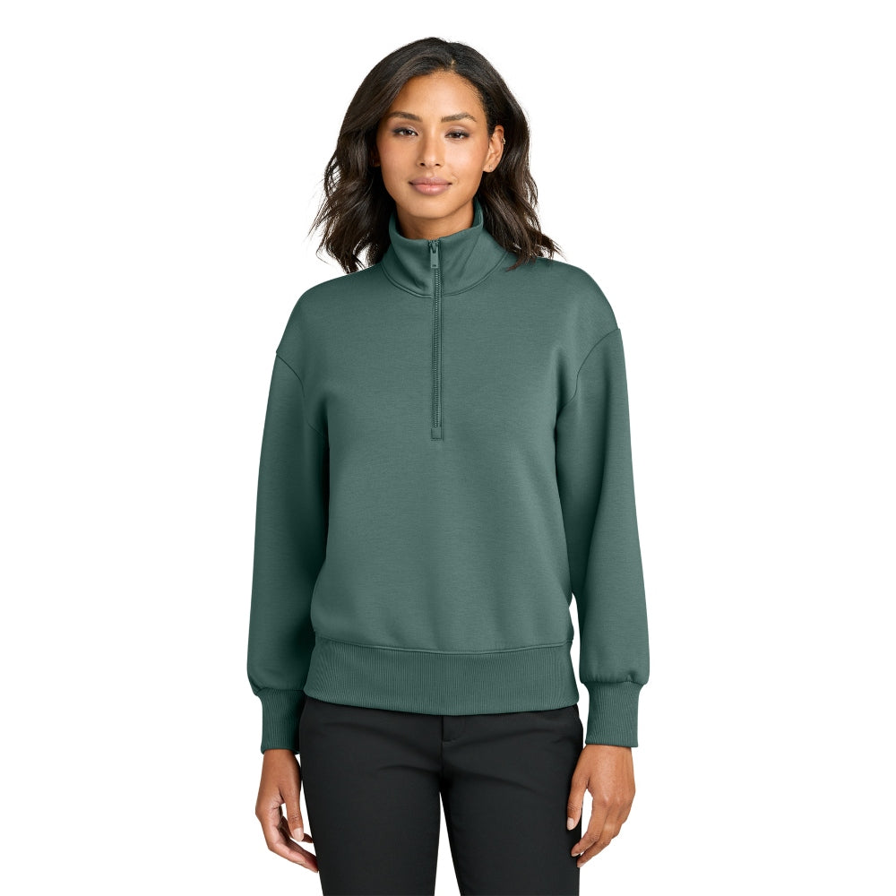Mercer+Mettle® Women’s Soft Spacer 1/4-Zip - Silver Pine
