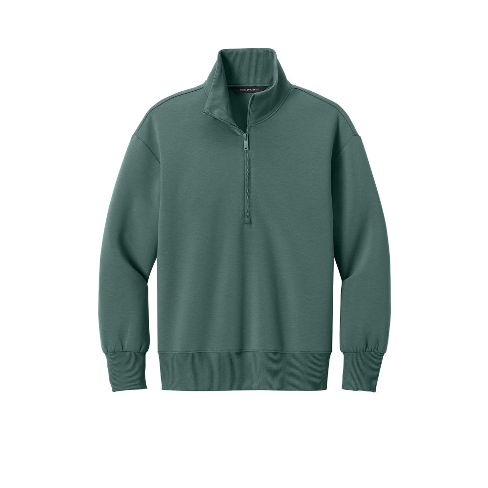 Mercer+Mettle® Women’s Soft Spacer 1/4-Zip - Silver Pine