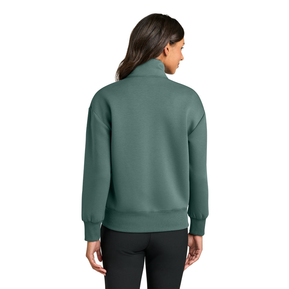Mercer+Mettle® Women’s Soft Spacer 1/4-Zip - Silver Pine