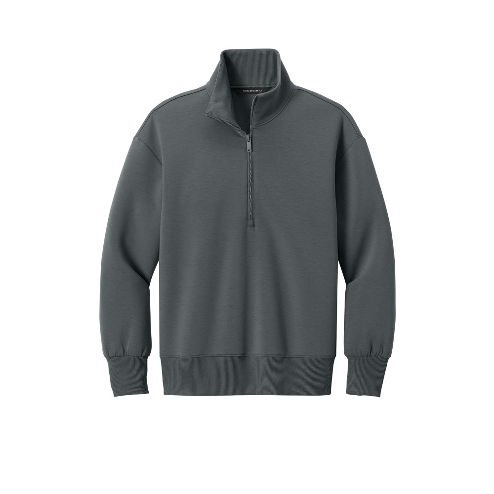 Mercer+Mettle® Women’s Soft Spacer 1/4-Zip - Storm Grey