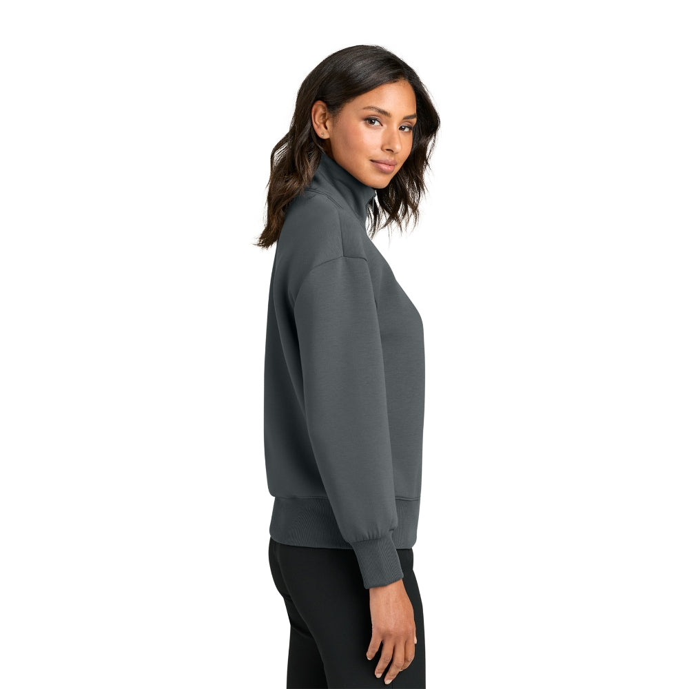 Mercer+Mettle® Women’s Soft Spacer 1/4-Zip - Storm Grey