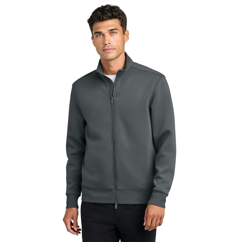 Mercer+Mettle® Soft Spacer Full-Zip - Storm Grey