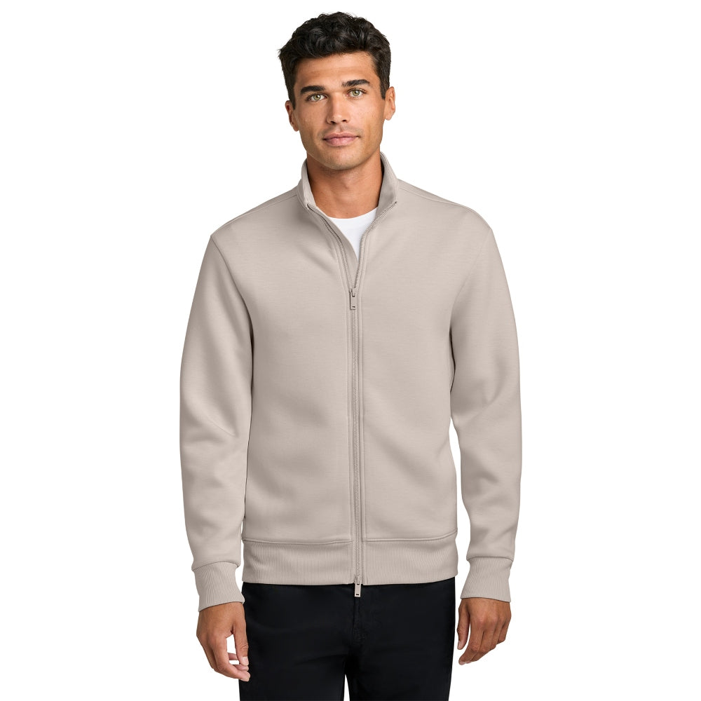Mercer+Mettle® Soft Spacer Full-Zip - Warm Quartz