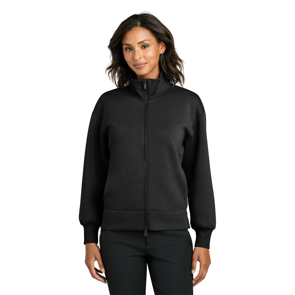 Mercer+Mettle® Women’s Soft Spacer Full-Zip - Deep Black