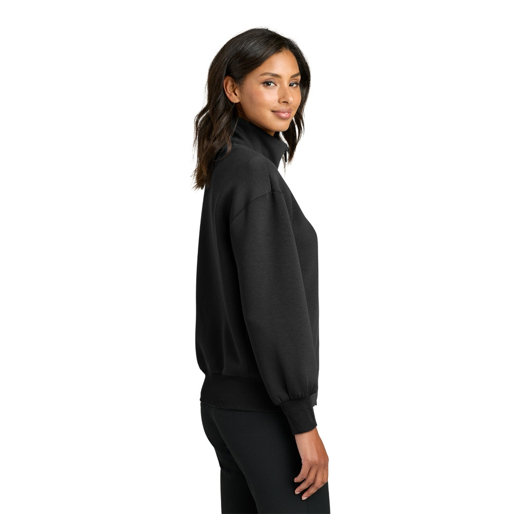 Mercer+Mettle® Women’s Soft Spacer Full-Zip - Deep Black