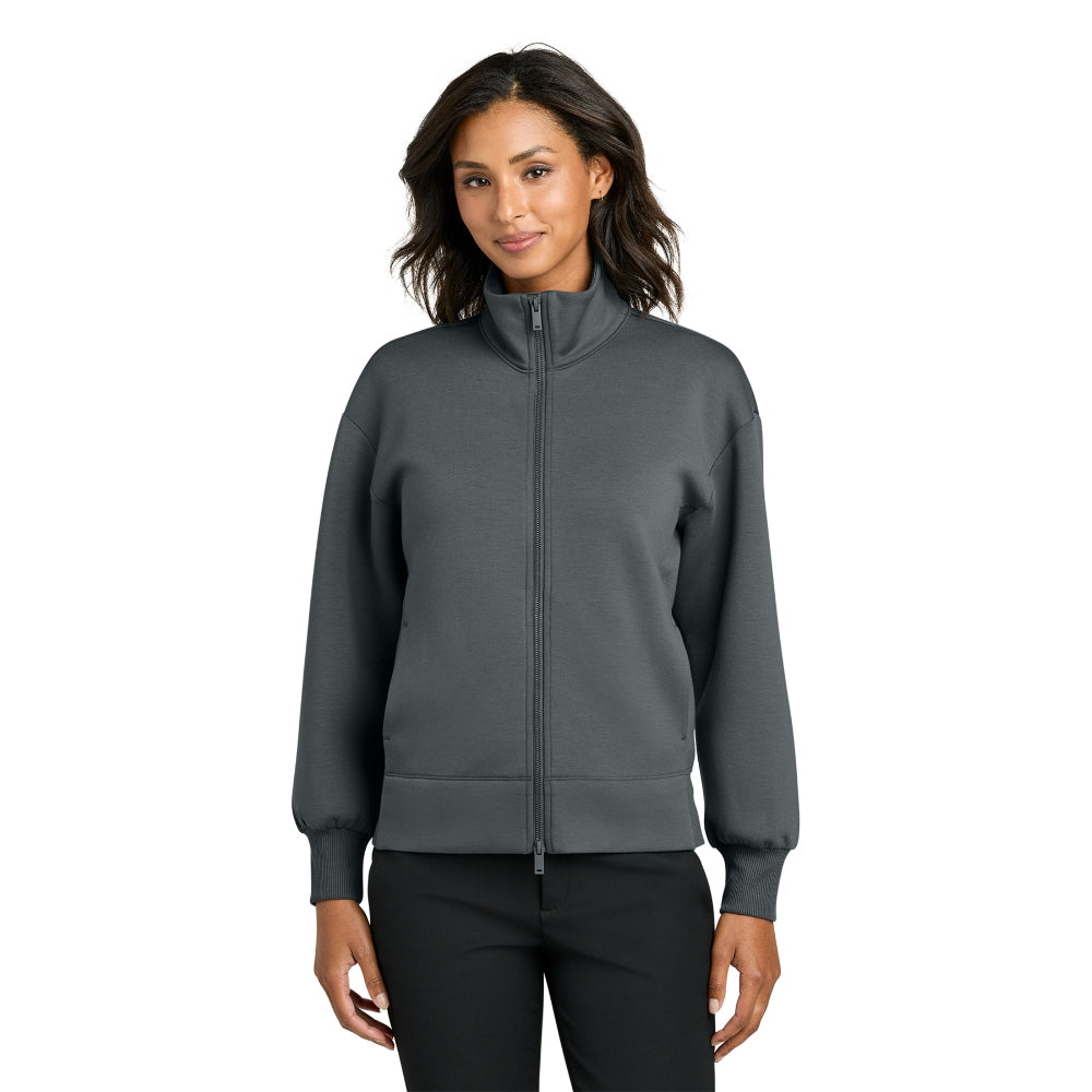 Mercer+Mettle® Women’s Soft Spacer Full-Zip - Storm Grey