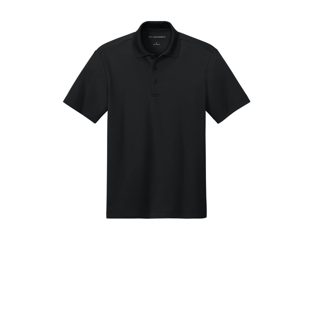 Port Authority® Plaited Pique Polo - Deep Black