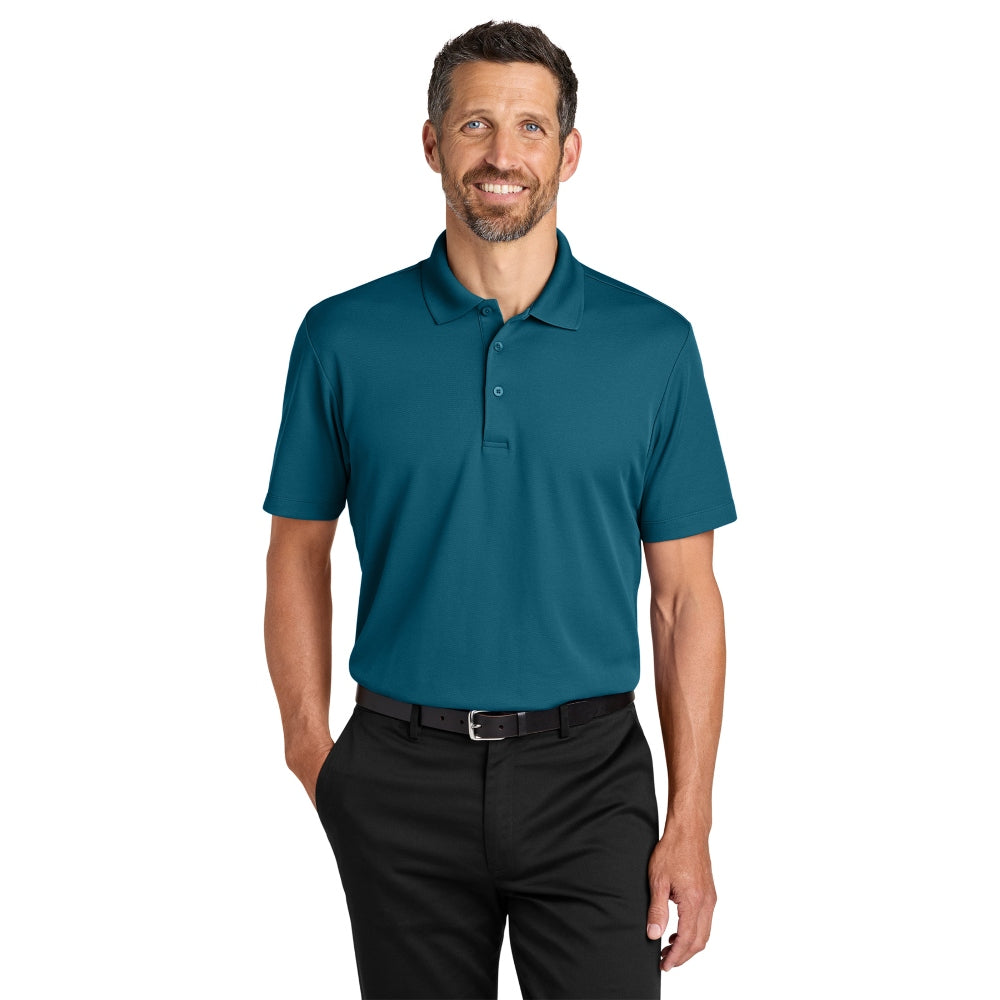 Port Authority® Plaited Pique Polo - Moroccan Blue
