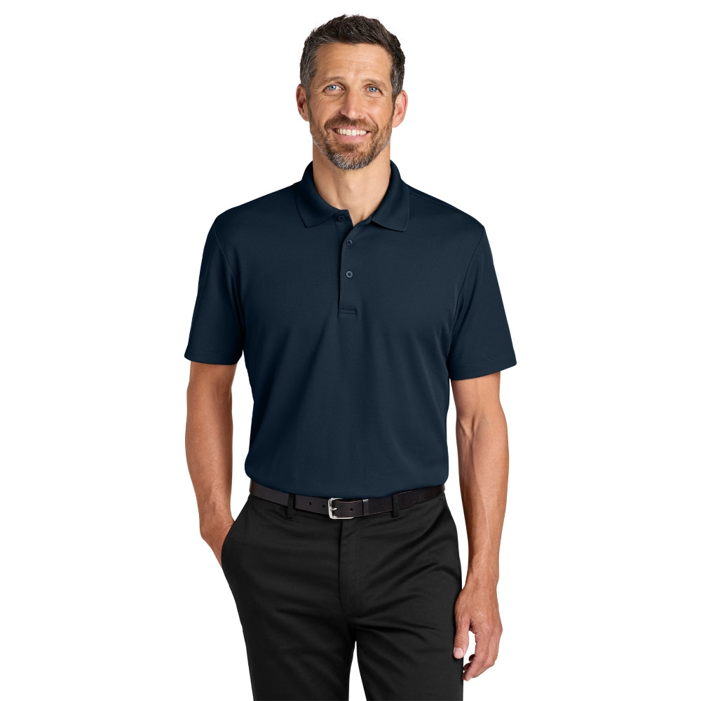 Port Authority® Plaited Pique Polo - Night Navy