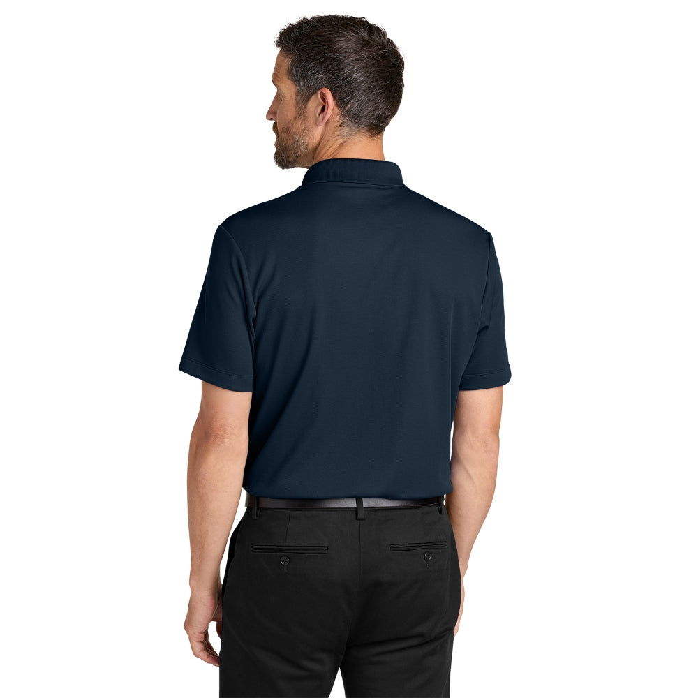 Port Authority® Plaited Pique Polo - Night Navy
