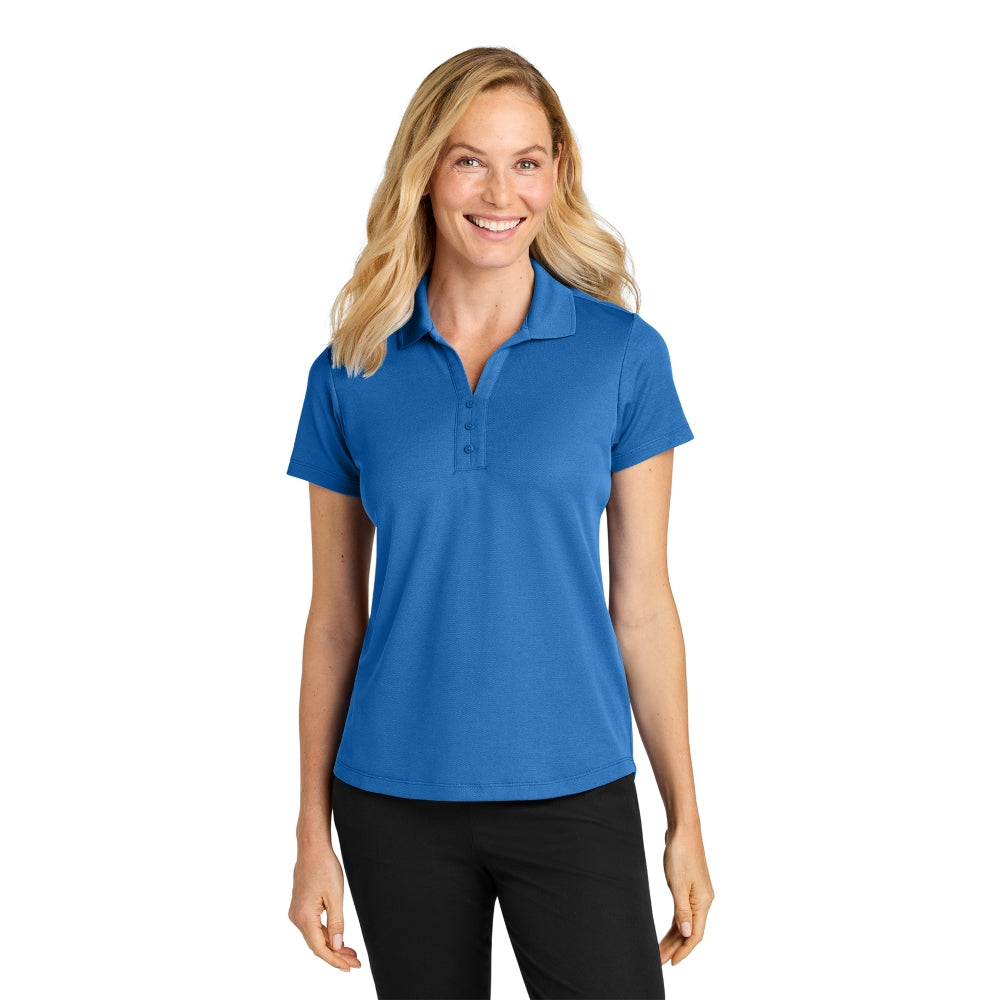 Port Authority® Women’s Plaited Pique Polo - Strong Blue