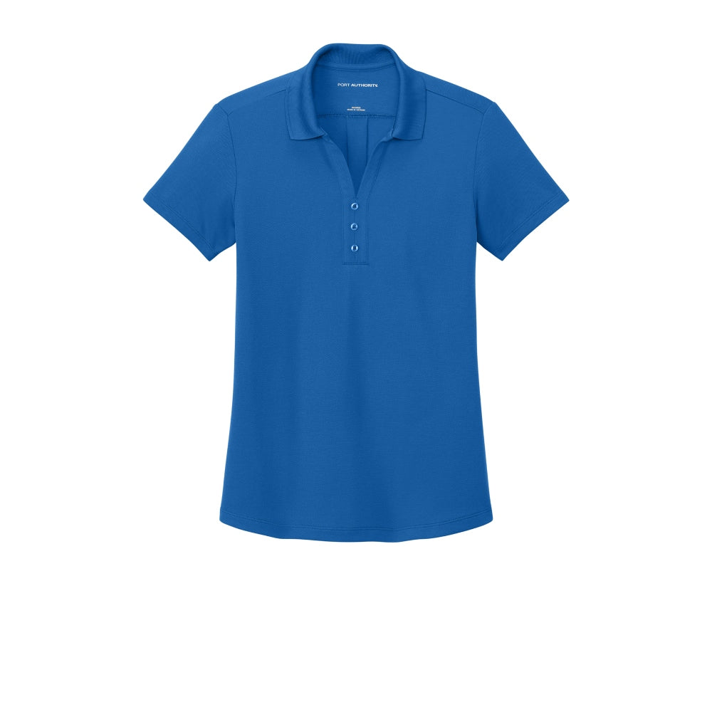 Port Authority® Women’s Plaited Pique Polo - Strong Blue